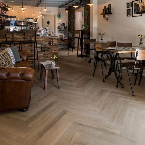 Douwes Dekker PVC dryback visgraat Boterkoek restaurant