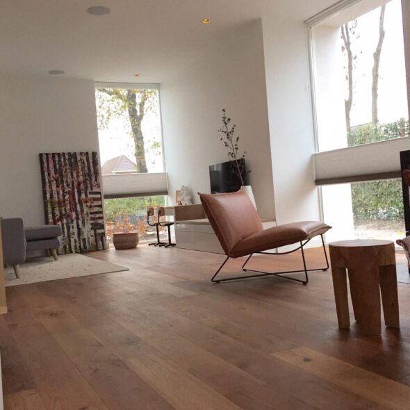 Houten vloer van De Vloeren Kenner in de kleur Natural Oak