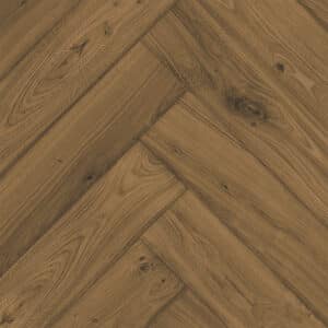 Eiken visgraat vloer van De Vloeren Kenner in de kleur Double Smoked Oak