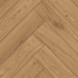 Eiken visgraat vloer van De Vloeren Kenner in de kleur Natural Oak